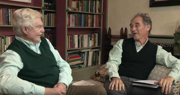 Sir Derek Jacobi and Mark Rylance